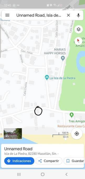 דירות מזטלן Casa A Pie De Playa Isla De La Piedra מראה חיצוני תמונה